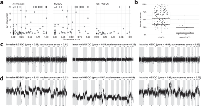 Fig. 4: Characteristics of non-HGSOC cases.