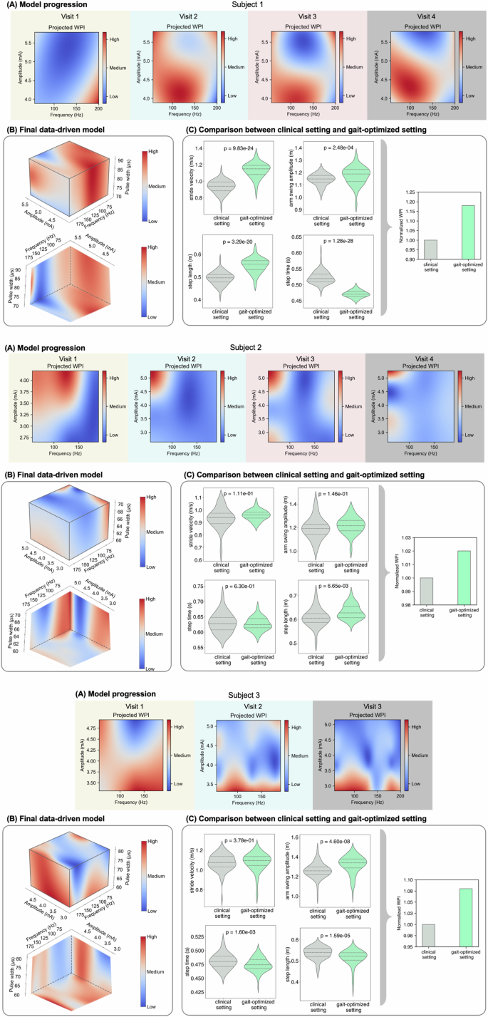 Fig. 3: Data-driven modeling and optimization of DBS settings.