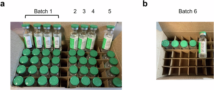 Fig. 1: The genuine Serum Institute India (SII) COVISHIELD™ COVID-19 vaccine samples used in the study.