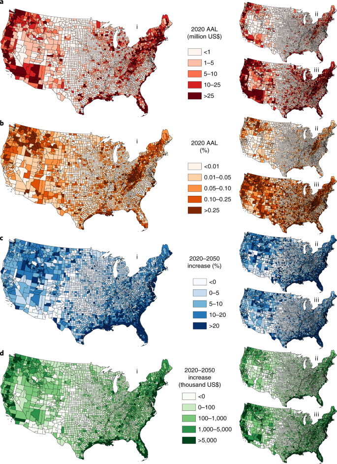 Inequitable patterns of US flood risk in the Anthropocene | Nature Climate  Change