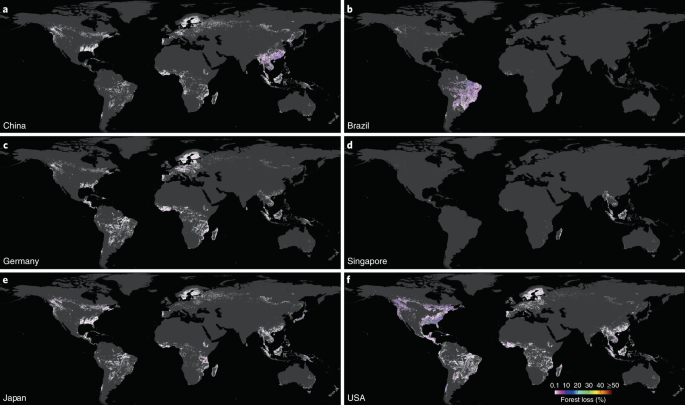 Mapping The Deforestation Footprint Of Nations Reveals Growing Threat To Tropical Forests Nature Ecology Evolution Mapping The Deforestation Footprint Of Nations Reveals Growing Threat To Tropical Forests Nature Ecology Evolution