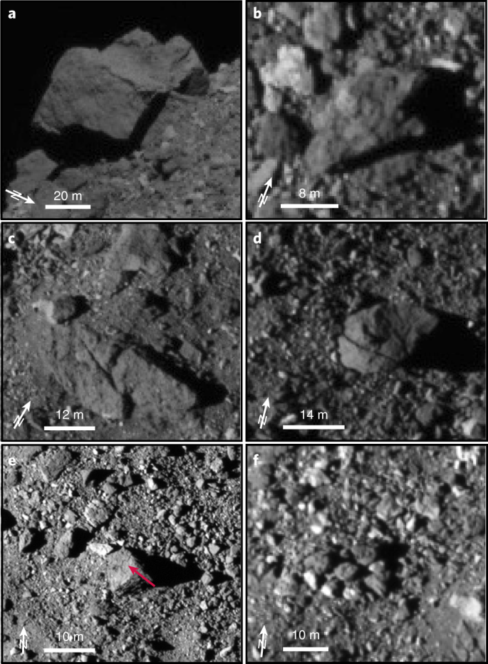 Craters Boulders And Regolith Of 101955 Bennu Indicative Of An Old And Dynamic Surface Nature Geoscience