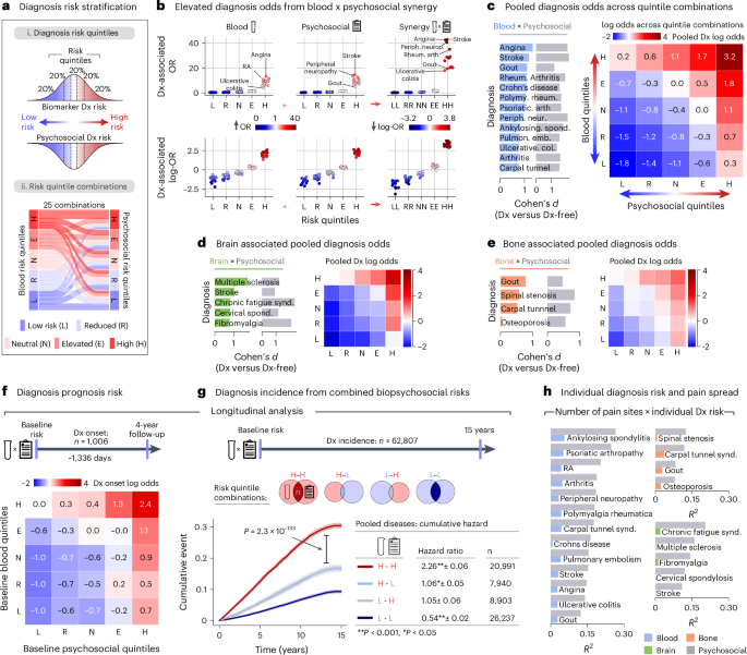 Fig. 5: Assessing biopsychosocial synergy in the prognosis of pain-associated medical conditions.