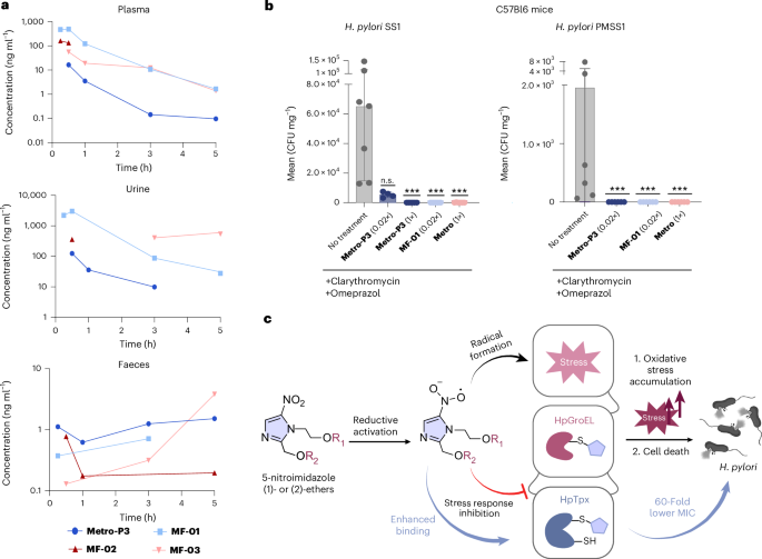 Fig. 5: Pharmacological profiling of 5-nitroimidazole ethers.