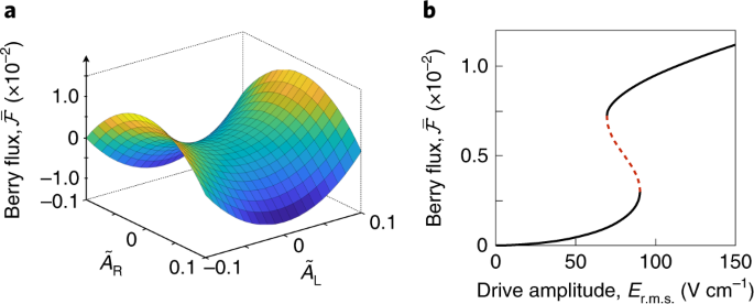 Self Induced Berry Flux And Spontaneous Non Equilibrium Magnetism Nature Physics