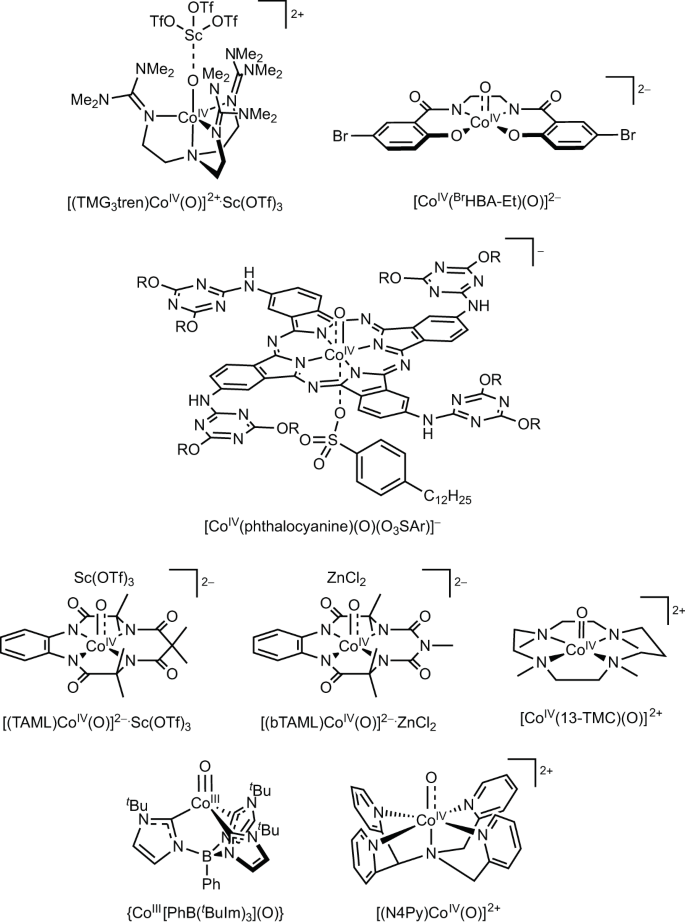 Iron And Manganese Oxo Complexes Oxo Wall And Beyond Nature Reviews Chemistry