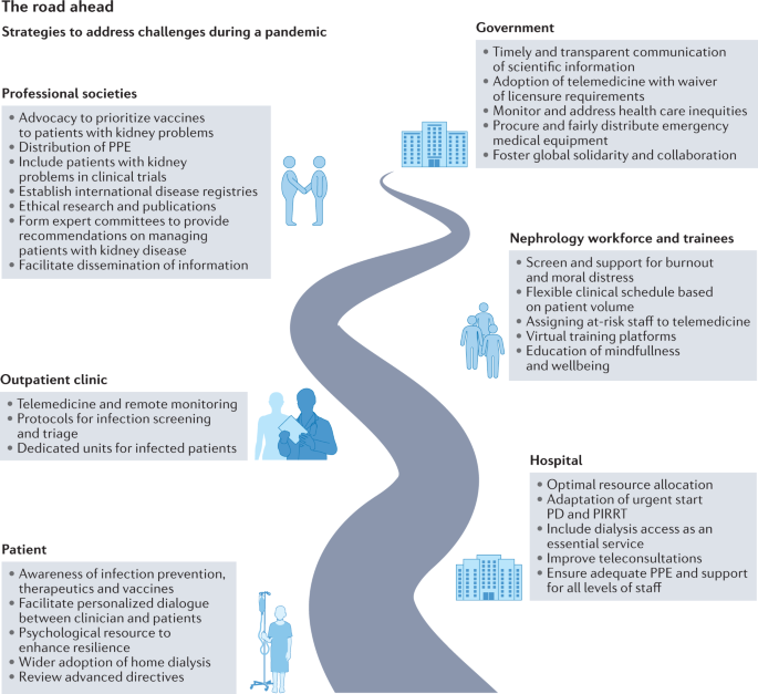 Fig. 3: Strategies to address challenges during a pandemic.