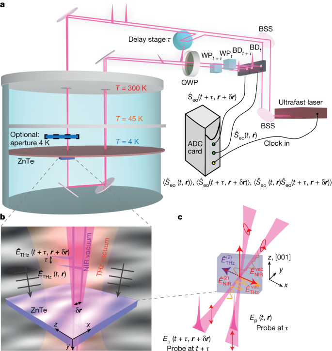 Electric Field Correlation Measurements On The Electromagnetic Vacuum State Nature