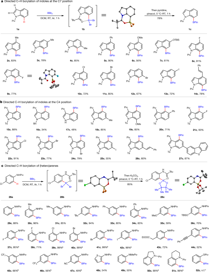 Metal Free Directed Sp 2 C H Borylation Nature