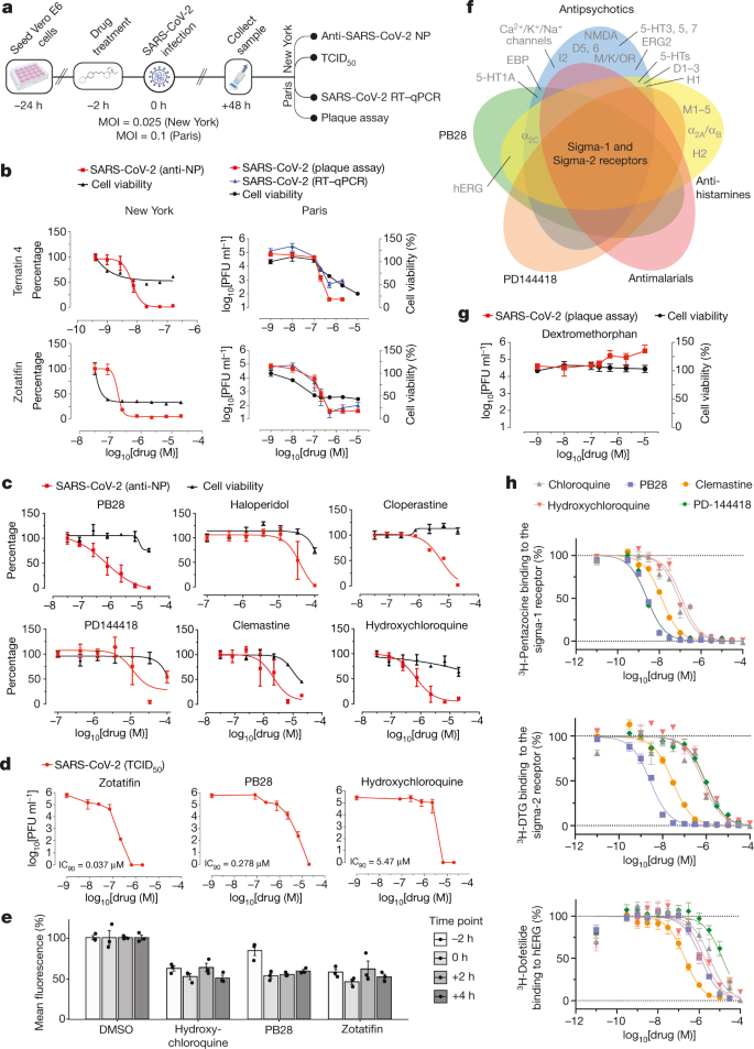 A Sars Cov 2 Protein Interaction Map Reveals Targets For Drug Repurposing Nature