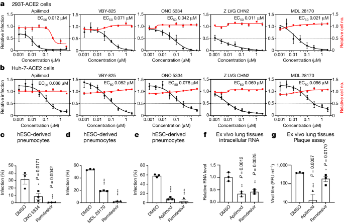 Discovery Of Sars Cov 2 Antiviral Drugs Through Large Scale Compound Repurposing Nature