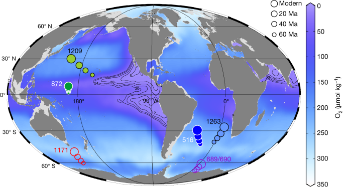 新生代の温暖期における海洋酸素濃度の上昇(Enhanced ocean oxygenation during Cenozoic warm periods)