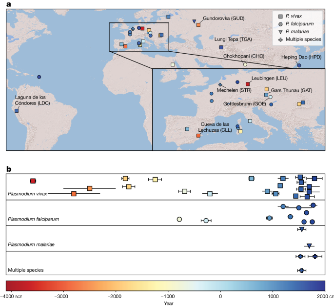 マラリアの起源と蔓延(Origin and spread of malaria)