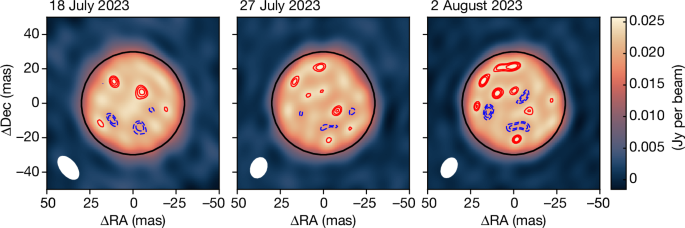 天文学者、これまでで最も詳細な映像で恒星表面の気泡を追跡(Astronomers track bubbles on star’s surface in most detailed video yet)