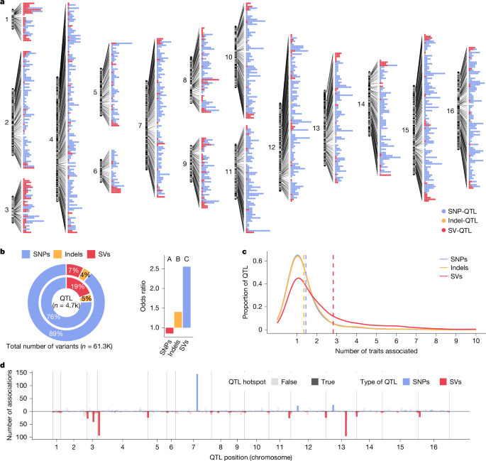 Fig. 4: A large catalogue of genome-wide associations.