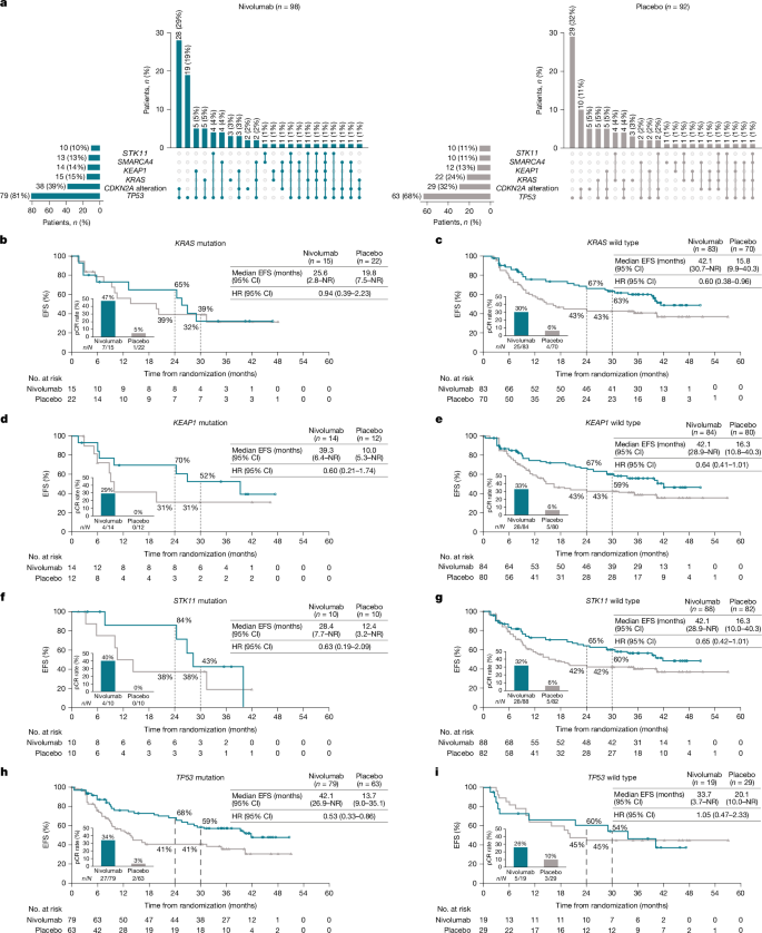 Prevalence and treatment efficacy across tumour genomic subgroups