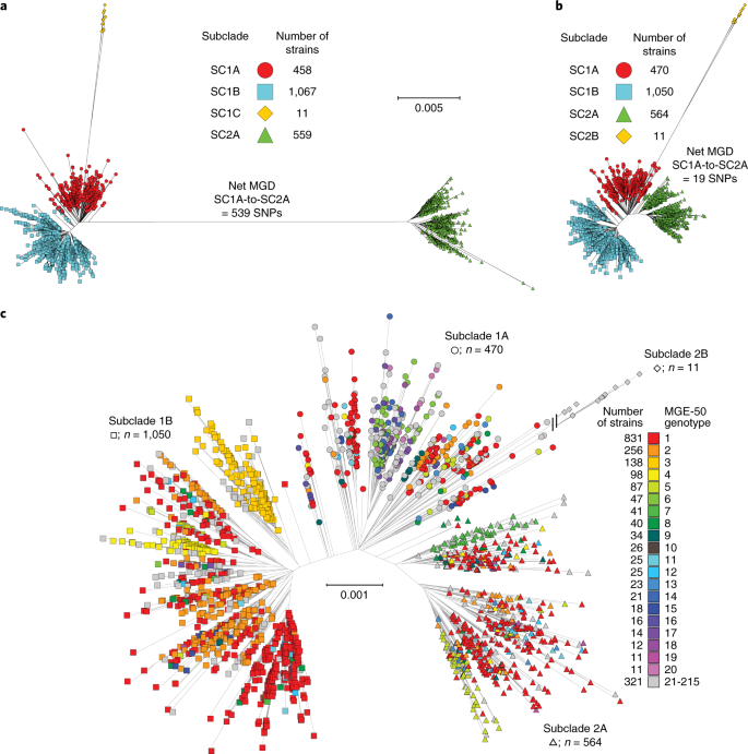 Population genomics confirms acquisition of drug-resistant