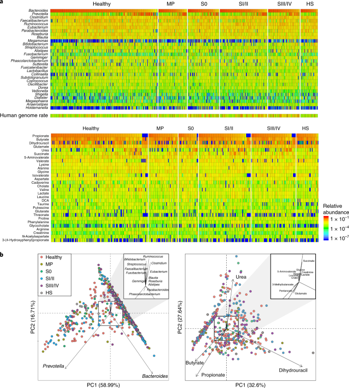 Metagenomic And Metabolomic Analyses Reveal Distinct Stage Specific Phenotypes Of The Gut Microbiota In Colorectal Cancer Nature Medicine