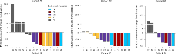 Fig. 4: Efficacy of lorlatinib in patients with MIBG avid relapsed or refractory ALK-driven neuroblastoma.