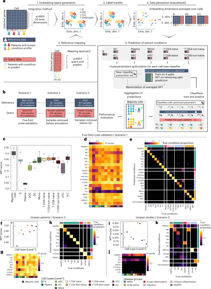 Fig. 4: Schematic representation of the patient classifier pipeline and performance evaluation.