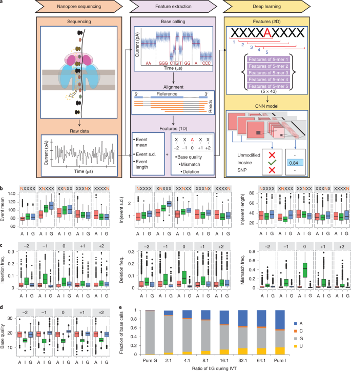 Direct Identification Of A To I Editing Sites With Nanopore Native Rna Sequencing Nature Methods