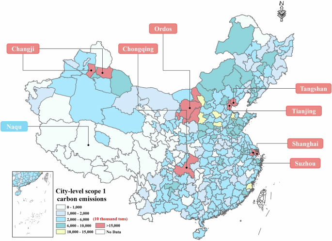 Full-scope carbon dioxide emission dataset for Chinese cities in 2023 ...