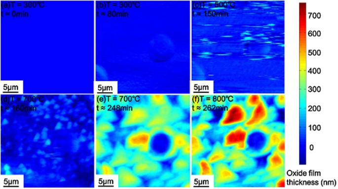 In Situ Full Field Measurement Of Surface Oxidation On Ni Based Alloy Using High Temperature Scanning Probe Microscopy Scientific Reports In Situ Full Field Measurement Of Surface Oxidation On Ni Based Alloy Using High Temperature Scanning Probe Microscopy Scientific Reports