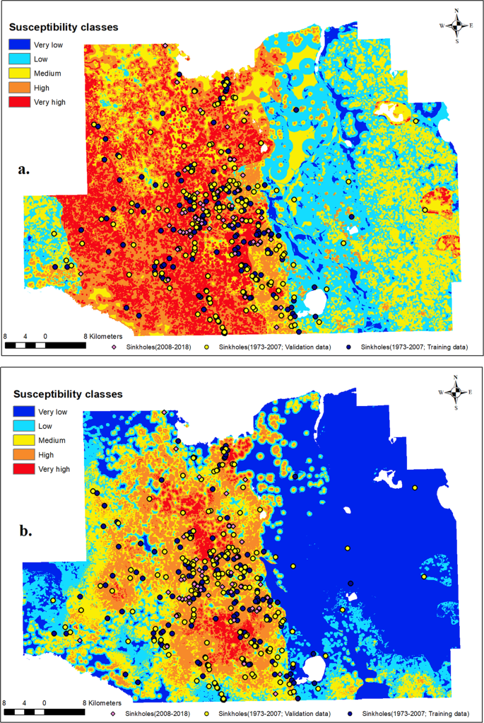 Sinkhole Susceptibility Mapping In Marion County Florida