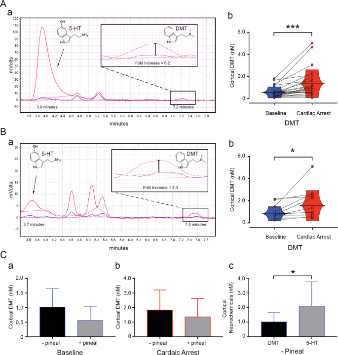 Biosynthesis And Extracellular Concentrations Of N N Dimethyltryptamine Dmt In Mammalian Brain Scientific Reports