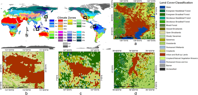 Impact Of Biophysical Mechanisms On Urban Heat Island Associated With Climate Variation And Urban Morphology Scientific Reports