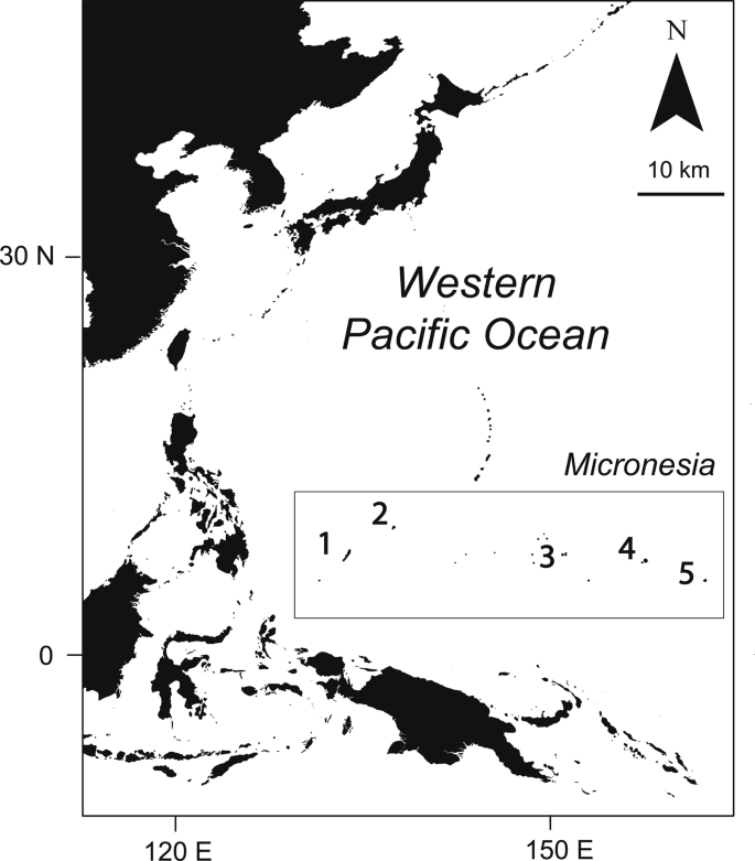 Western Pacific Ocean Map Predicting Coral-Reef Futures From El Niño And Pacific Decadal Oscillation  Events | Scientific Reports