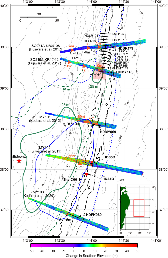 Correlation Of Frontal Prism Structures And Slope Failures Near The Trench Axis With Shallow Megathrust Slip At The Japan Trench Scientific Reports