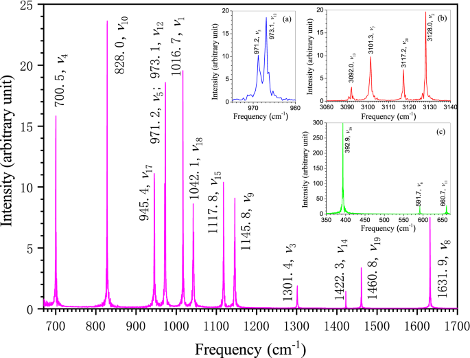 Intrinsic molecular vibration and rigorous vibrational assignment of  benzene by first-principles molecular dynamics | Scientific Reports