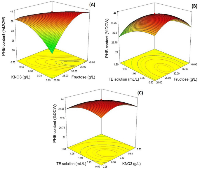 Enhanced Polyhydroxybutyrate Phb Production By Newly Isolated Rare Actinomycetes Rhodococcus Sp Strain Bsrt1 1 Using Response Surface Methodology Scientific Reports