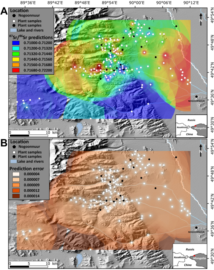 Monthly Mobility Inferred From Isoscapes And Laser Ablation Strontium Isotope Ratios In Caprine Tooth Enamel Scientific Reports