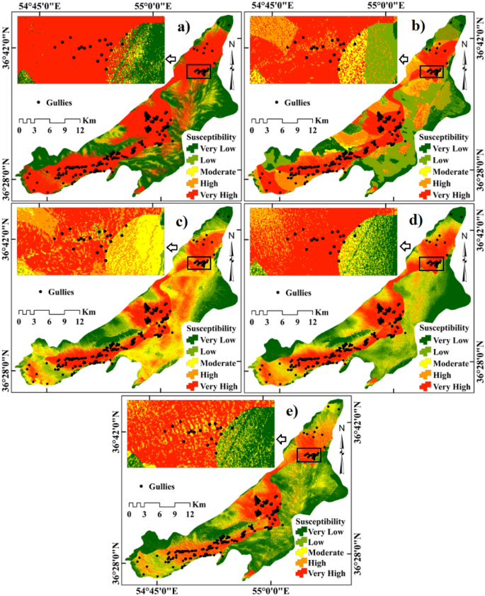 Credal Decision Tree Based Novel Ensemble Models For Spatial Assessment Of Gully Erosion And Sustainable Management Scientific Reports