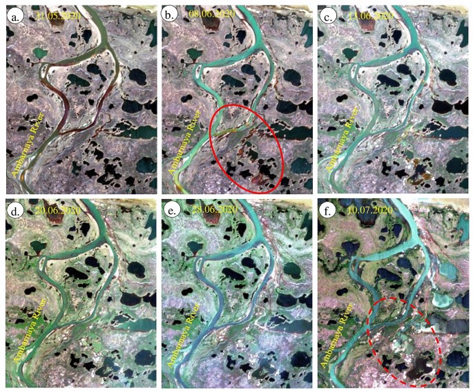 Monitoring Oil Spill In Norilsk Russia Using Satellite Data Scientific Reports
