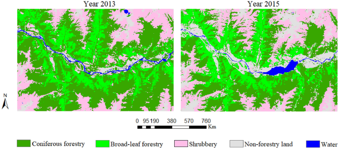 Land use and land cover change detection and spatial distribution on the  Tibetan Plateau | Scientific Reports