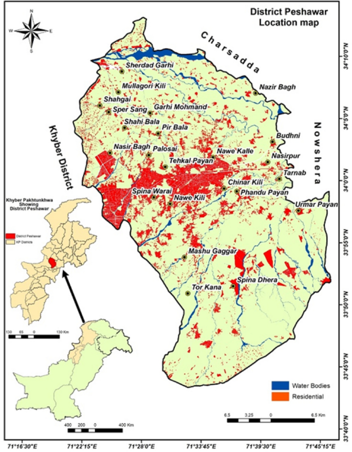 Impact of land use/land cover changes on water quality and human health in  district Peshawar Pakistan | Scientific Reports