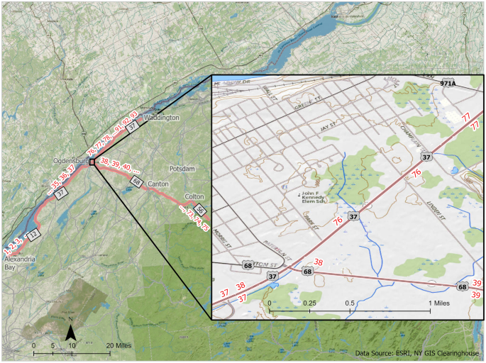 purple loosestrife map