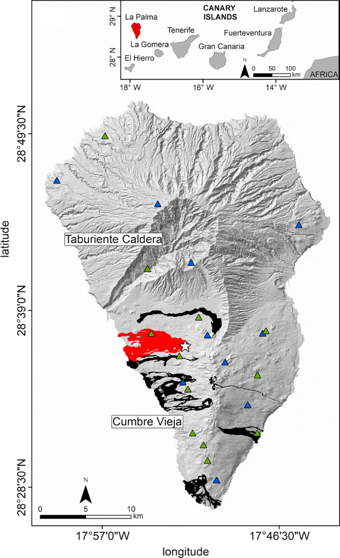 Location of test sites (red squares on the map of Europe). For each