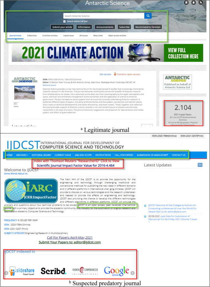 An open automation system for predatory journal detection | Scientific  Reports