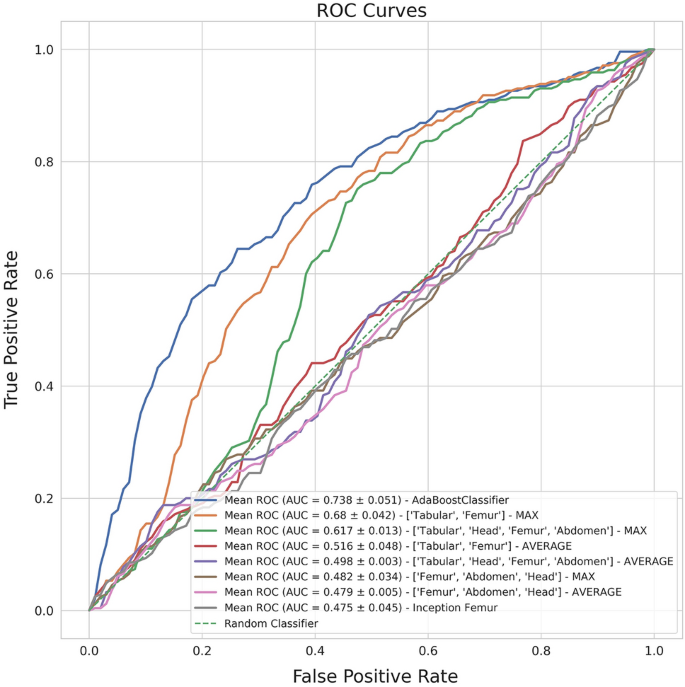 Ensemble learning for fetal ultrasound and maternal–fetal data to 