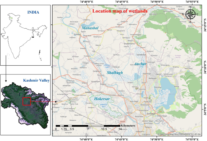 Demystifying the impacts of anthropogenic activities on physicochemical characteristics of soil in four wetlands of Kashmir Valley, India – Nature