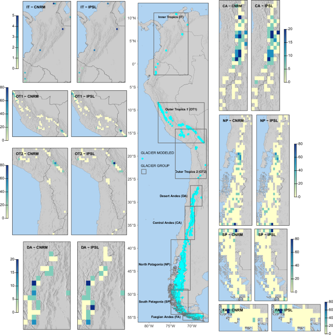 Impact of Solar Radiation Management on Andean glacier-wide 