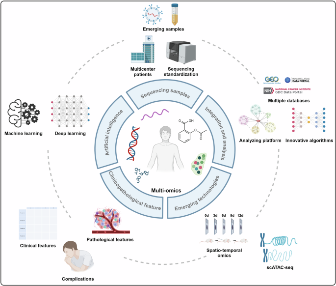 Fig. 3: Perspectives of multi-omics in research of HNSCC immunotherapy.