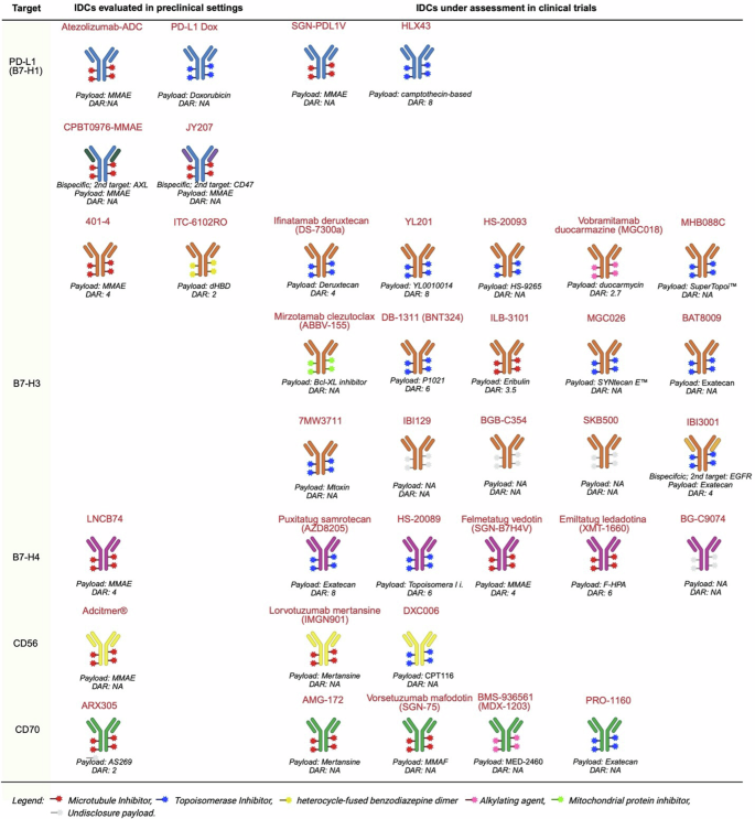 Fig. 2: IDCs under investigation.