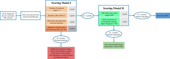 Fig. 2: Clinical decision-making flowchart, based on the two-step risk stratification model.