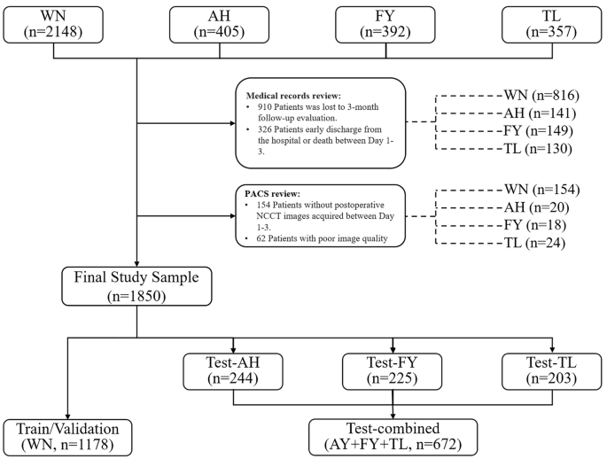 Fig. 1: Flowchart of patient selection.
