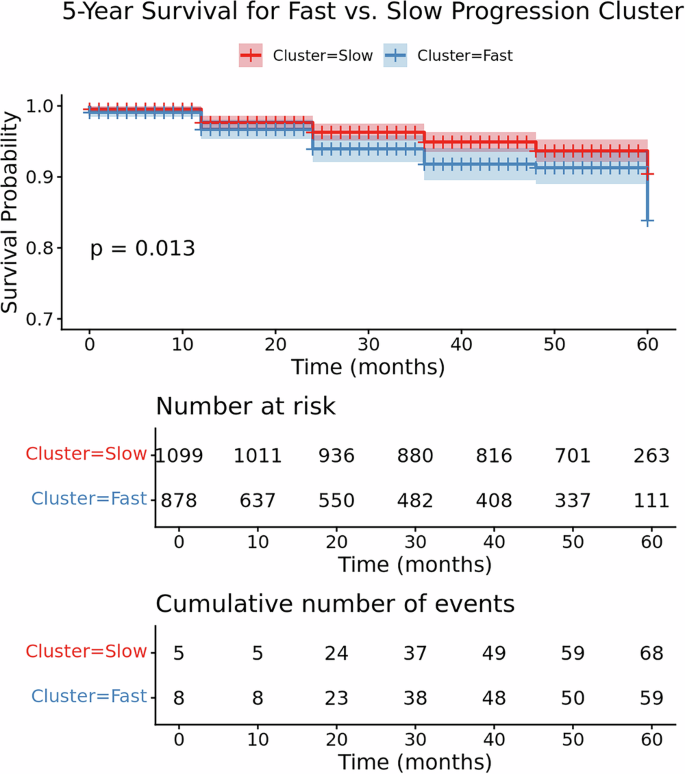 Fig. 5: Survival outcomes across pulmonary hypertension subphenotypes.